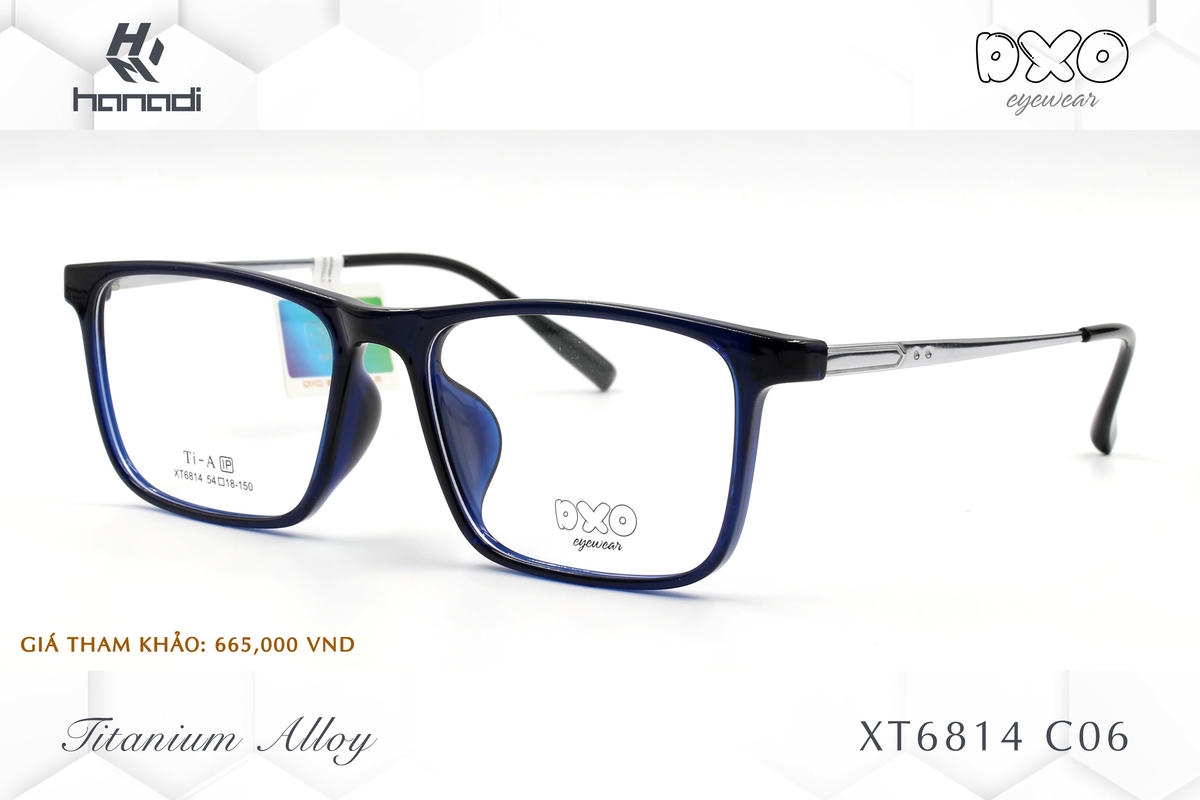 GỌNG TITANIUM ALLOY DXO XT6814
