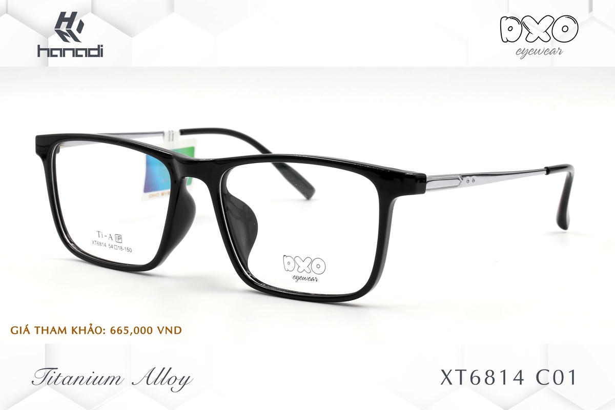 GỌNG TITANIUM ALLOY DXO XT6814