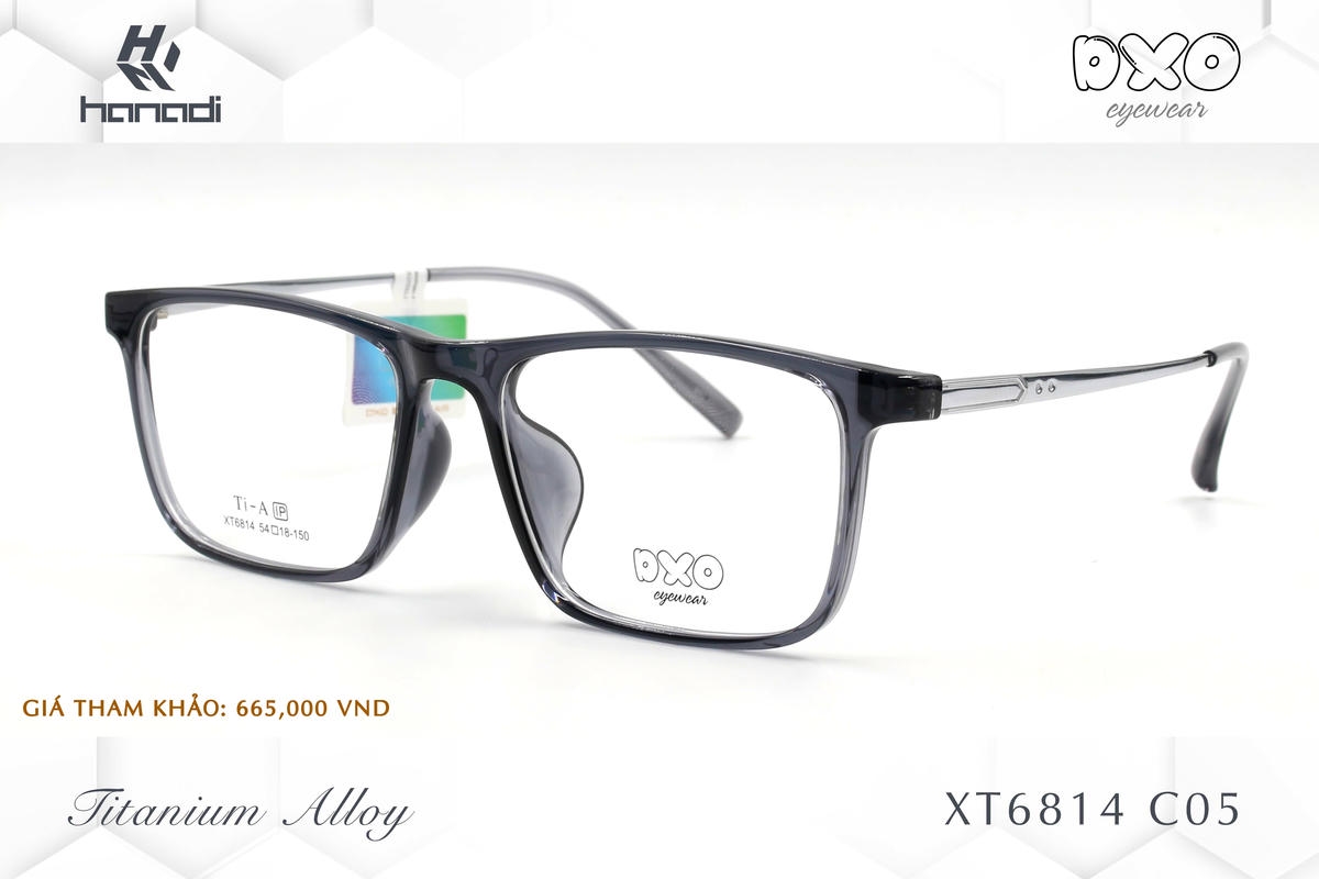 GỌNG TITANIUM ALLOY DXO XT6814