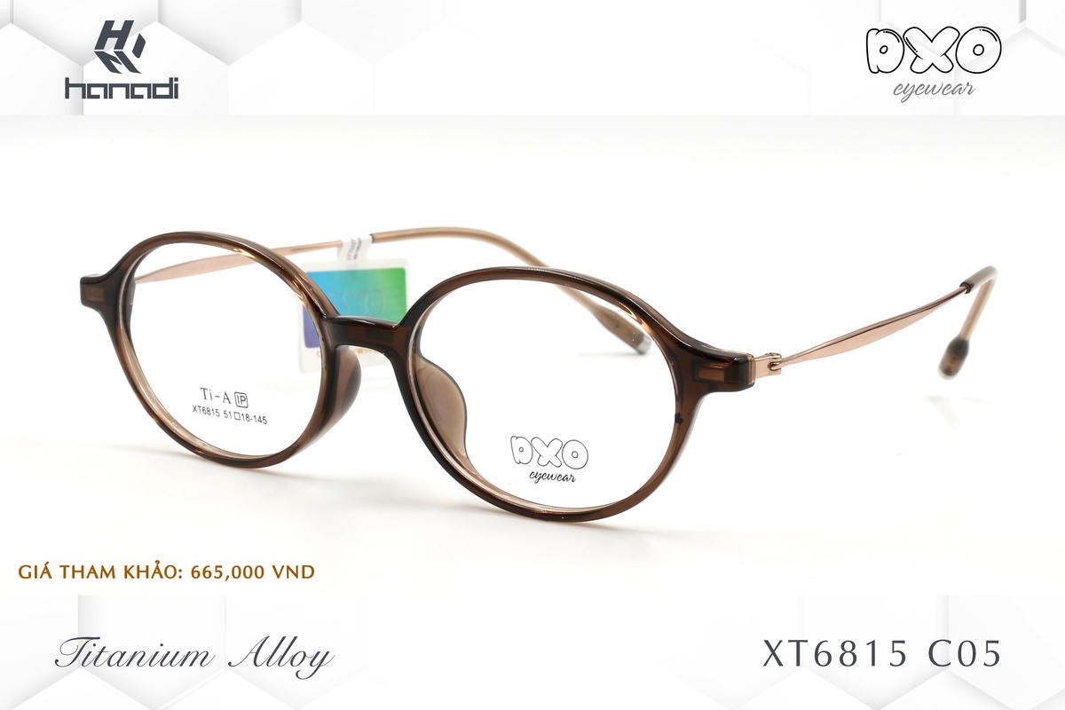 GỌNG TITANIUM ALLOY DXO XT6815