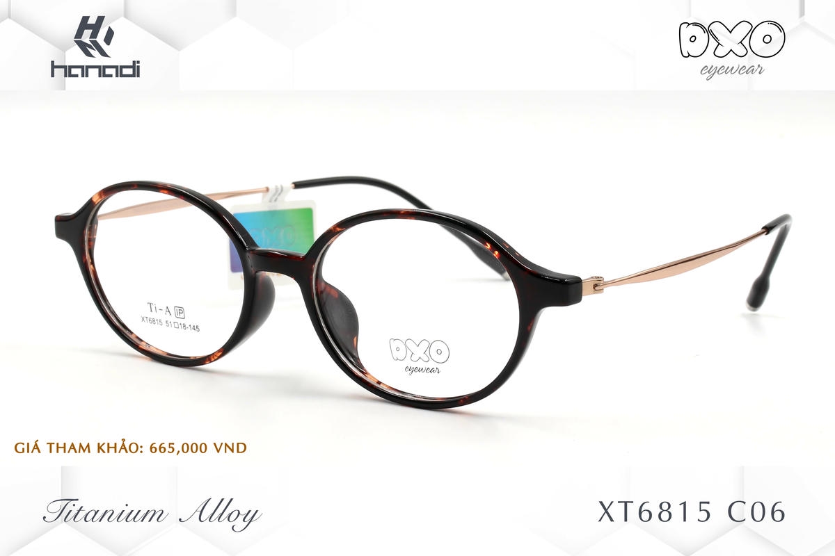 GỌNG TITANIUM ALLOY DXO XT6815