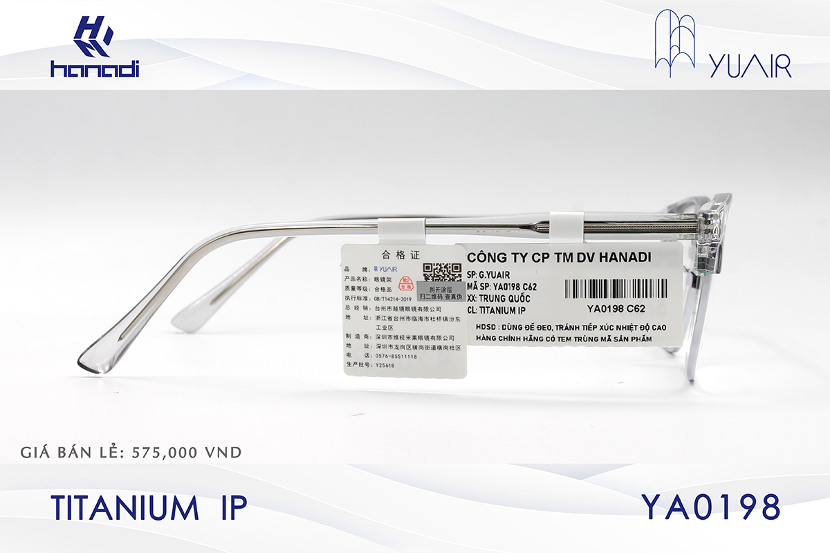 GỌNG TITANIUM YUAIR YA0198
