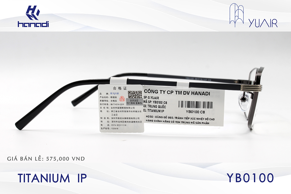 GỌNG TITANIUM YUAIR YB0100