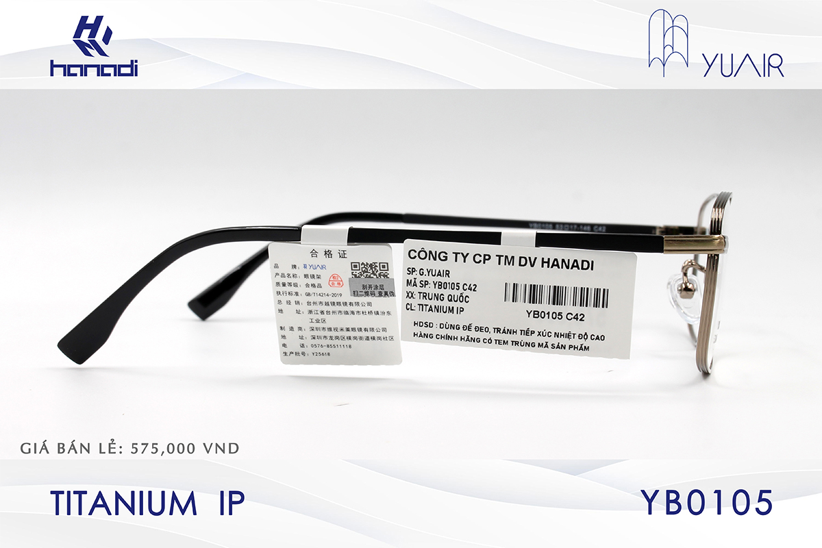 GỌNG TITANIUM YUAIR YB0105