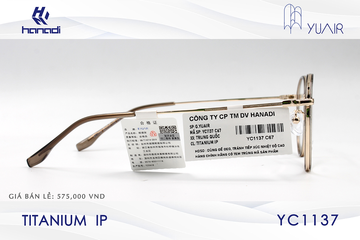 GỌNG TITANIUM YUAIR YC1137