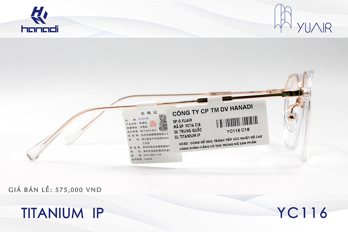 GỌNG TITANIUM YUAIR YC116