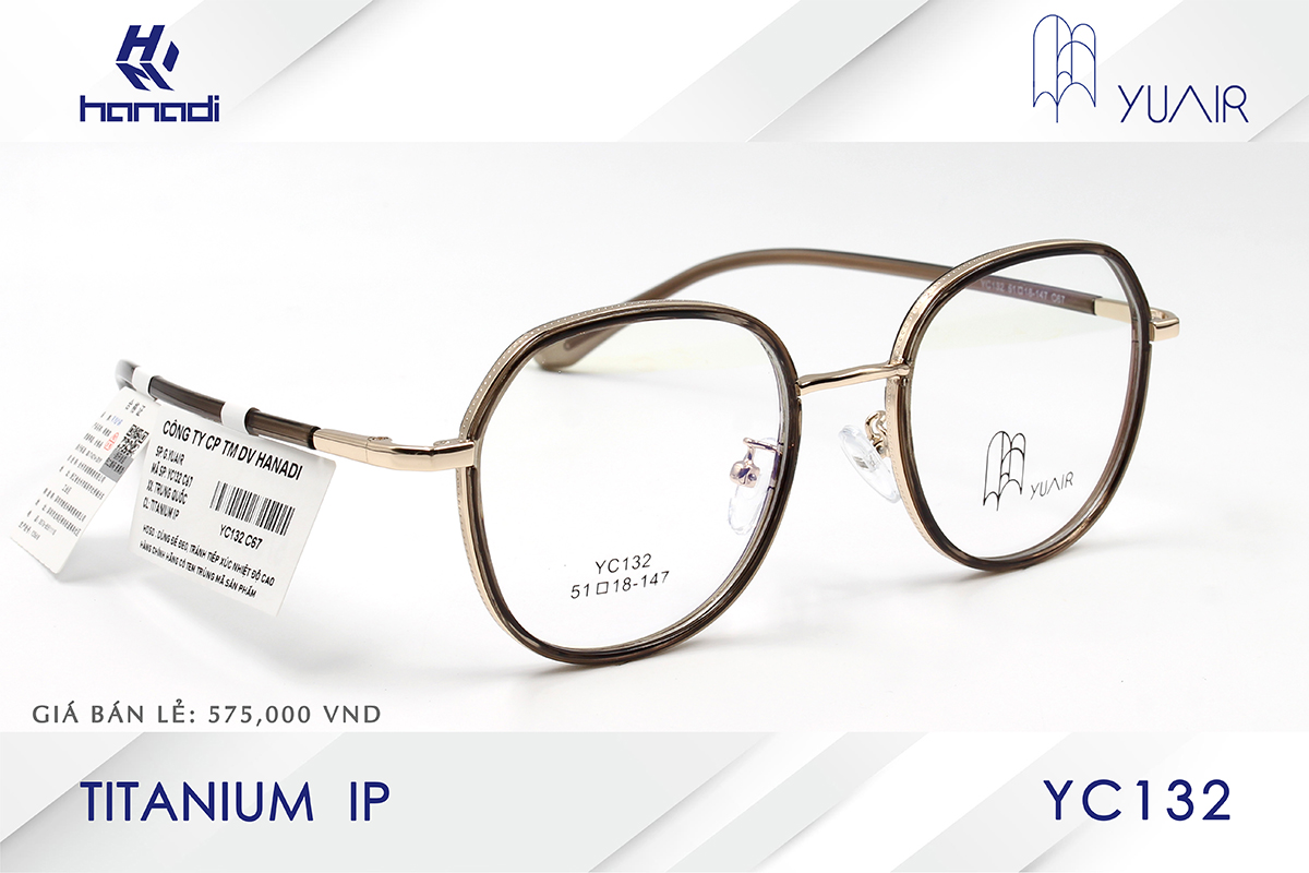 GỌNG TITANIUM YUAIR YC132