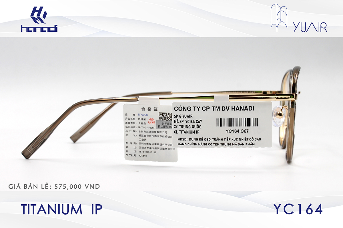 GỌNG TITANIUM YUAIR YC164
