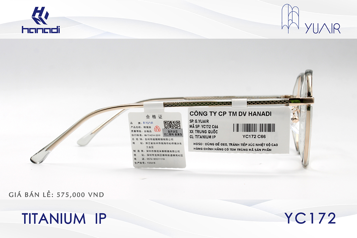 GỌNG TITANIUM YUAIR YC172