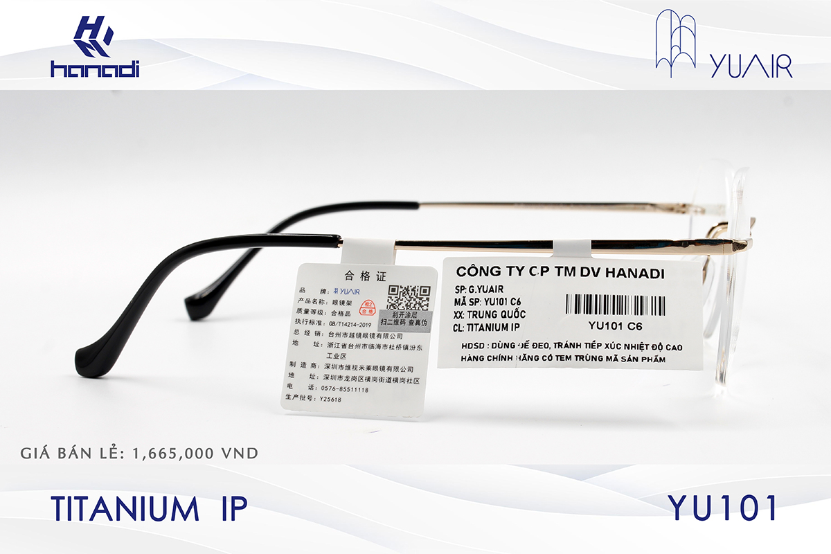 GỌNG TITANIUM YUAIR YU101