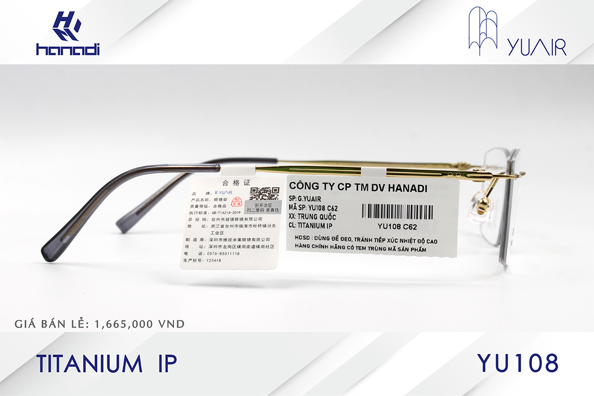 GỌNG TITANIUM YUAIR YU108