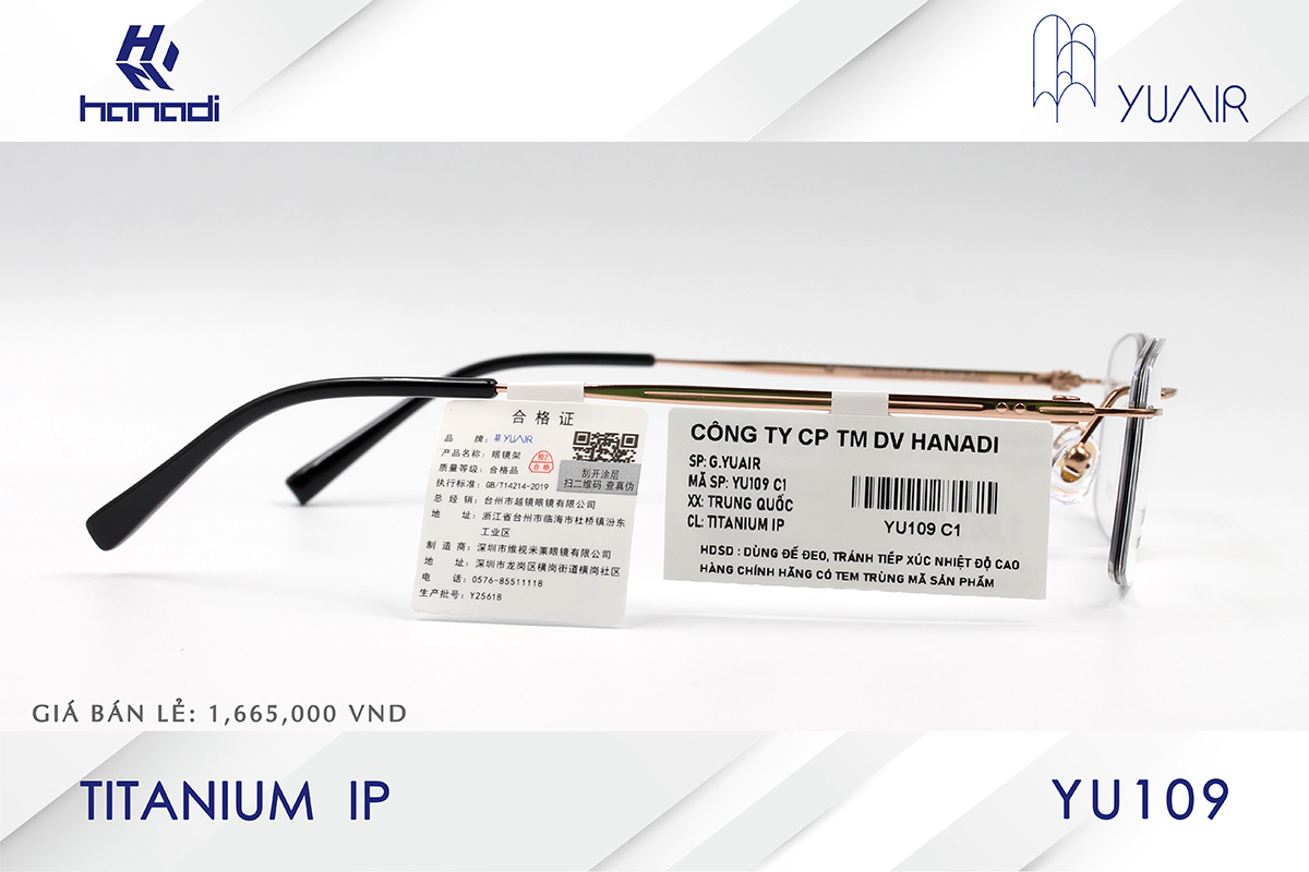 GỌNG TITANIUM YUAIR YU109